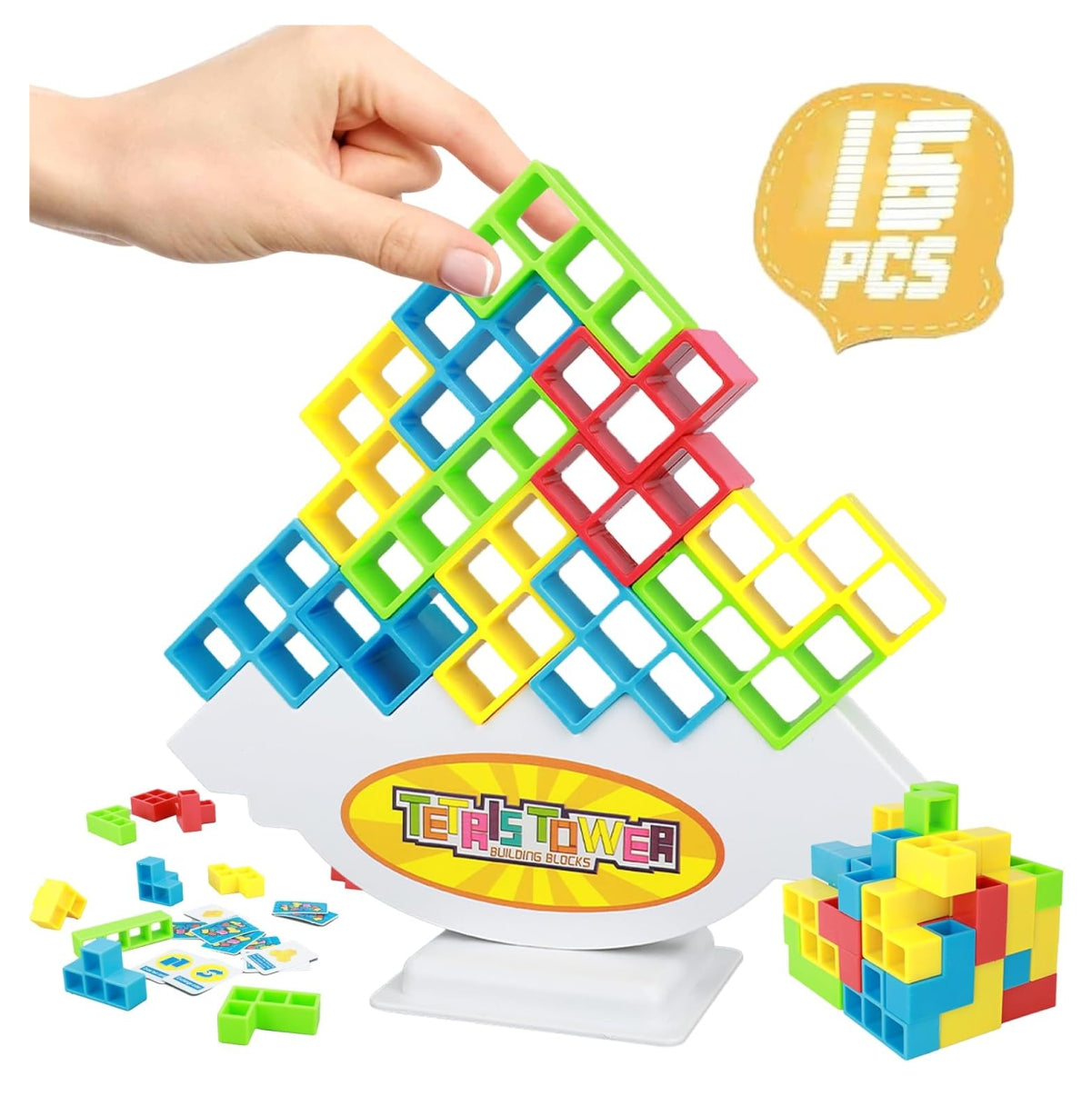🧩 Juego de Bloques Balanceo Tetra Tower Tetri