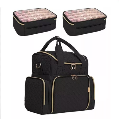 Bolso Organizador Esmaltes Accesorios Uñas