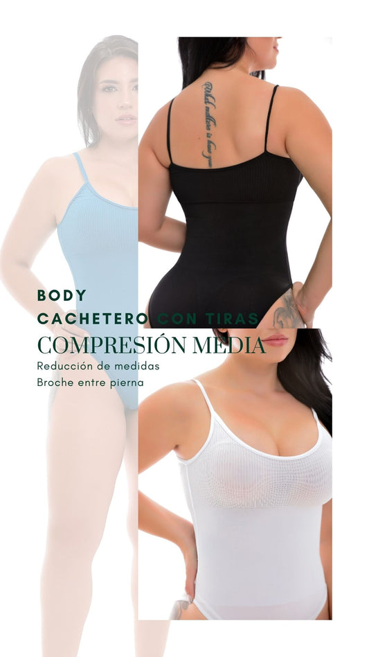 Body Cachetero Con Tiras