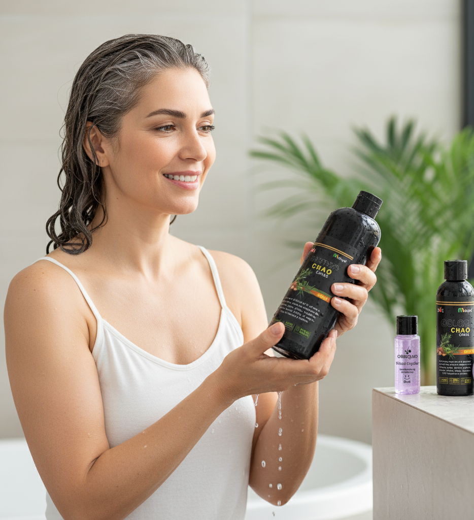 ¡Dile adiós a las canas en minutos con Chao Canas 3 en 1!
