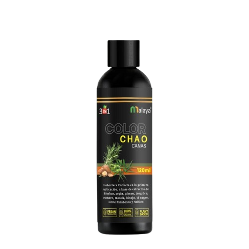¡Dile adiós a las canas en minutos con Chao Canas 3 en 1!