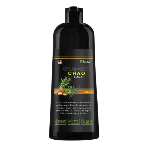 ¡Dile adiós a las canas en minutos con Chao Canas 3 en 1!