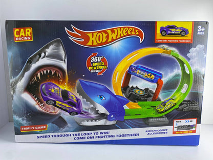 Pista carro Hot Wheels Tiburón - Dinosaurio